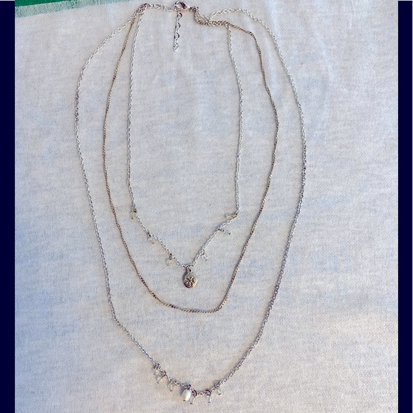 American Eagle triple strand necklace